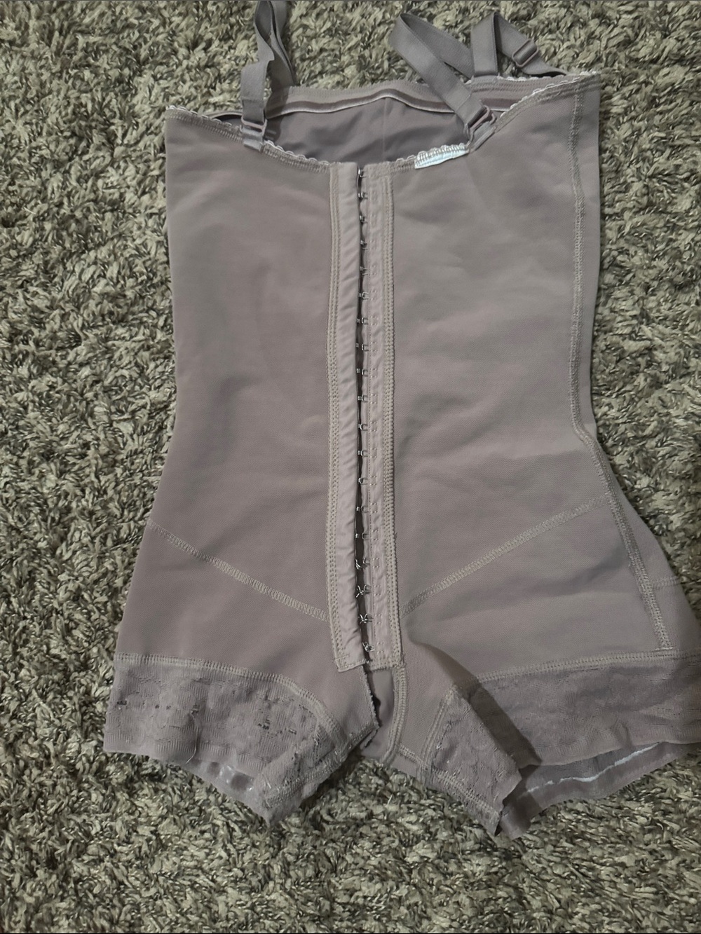 Women's High-Waist Shaping Shorts in Taupe